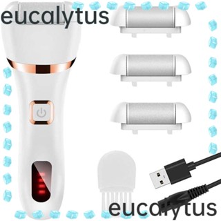 Eucalytus1 เครื่องเจียรเท้าไฟฟ้า กันน้ํา กําจัดผิวหนังกําพร้า แบบแข็ง อัตโนมัติ