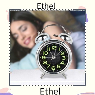 Ethel1 นาฬิกาปลุกตั้งโต๊ะ รูปตัวเลข สร้างสรรค์