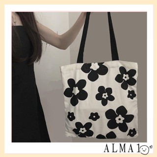 Alma กระเป๋าสะพายไหล่ หูหิ้ว ลายดอกไม้ สําหรับผู้หญิง