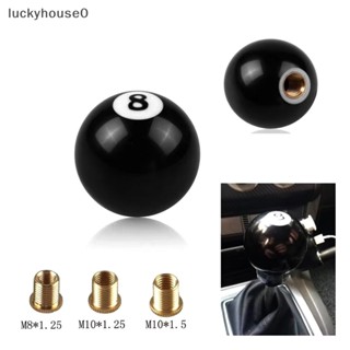 Luckyhouse0^^ ใหม่ มือจับเกียร์รถยนต์ 8 แมนนวล สีดํา สําหรับแต่งรถยนต์ 2023