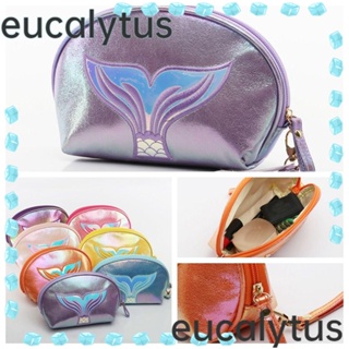 Eucalytus1 กระเป๋าเครื่องสําอาง กระเป๋าถือ กระเป๋าเดินทาง ลายลิปสติก สําหรับผู้หญิง