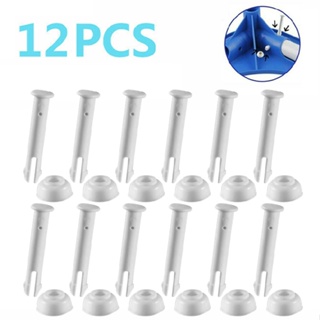 New 12pcs For Intex Pin Splint Pin Frame Plastic Pool Connection Pins and Lid