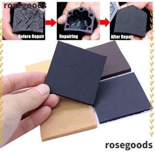 Rosegoods1 แผ่นยางป้องกันพื้นรองเท้า กันลื่น ทนทาน สําหรับซ่อมแซมรองเท้าส้นสูง DIY