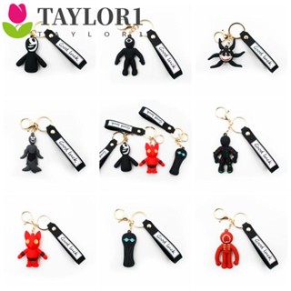 Taylor1 พวงกุญแจ ซิลิโคนนิ่ม รูปฟิกเกอร์อนิเมะ Roblox Doors Kawaii สําหรับตกแต่ง