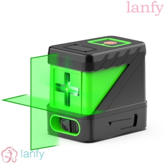 Lanfy อุปกรณ์เลเซอร์วัดระดับ แนวตั้ง แนวนอน 2 สาย