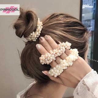 Pinkcool ที่คาดผม ประดับลูกปัดไข่มุกเทียม หรูหรา เครื่องประดับ สําหรับผู้หญิง ขายดี