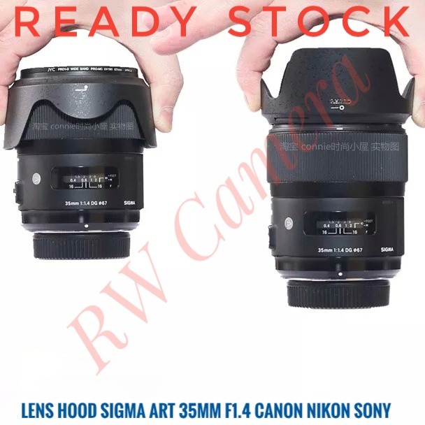 Lh730-03 เลนส์ฮูด Sigma Art 35mm F1.4 35mm เลนส์ Canon Nikon Sony เลนส์ฮูด F 1.4 LH-730-03 LH730-03