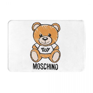 Moschino (8) พรมเช็ดเท้า ผ้าสักหลาด กันลื่น ดูดซับน้ํา แห้งเร็ว สําหรับห้องน้ํา 16x24 นิ้ว พร้อมส่ง