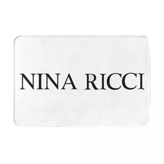 Nina Ricci (2) พรมเช็ดเท้า ผ้าสักหลาด กันลื่น ดูดซับน้ํา แห้งเร็ว สําหรับห้องน้ํา 16x24 นิ้ว พร้อมส่ง