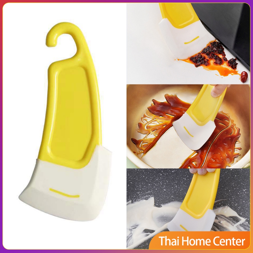 แผ่นปาด ซิลิโคนเอนกประสงค์ ทําความสะอาด ที่ขูดเค้ก ซอส ขนม เครื่องครัว Silicone scraper ราคา ถูกที่สุด ดีลบีเคเค แกลเลอรีภาพที่ 2