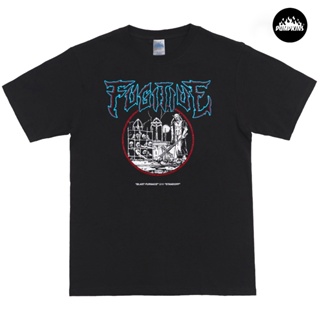 [S-5XL]ผ้าฝ้าย 100% เสื้อยืด พิมพ์ลายวง Fugitive Furnace สําหรับผู้ชาย