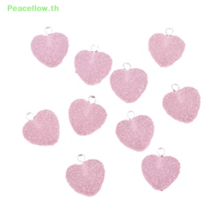 Peacellow จี้เรซิ่น รูปหัวใจน่ารัก หลากสี 10 ชิ้น