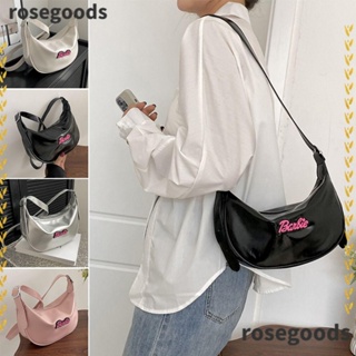 Rosegoods1 กระเป๋าสะพายไหล่ สะพายข้าง หนัง PU แต่งซิป น้ําหนักเบา สําหรับผู้หญิง