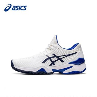 Asics COURT FF 2 CLAY รองเท้าผ้าใบลําลอง ระบายอากาศ ทนต่อการเสียดสี สําหรับผู้ชาย เหมาะกับการเล่นเทนนิส 1041A075-103