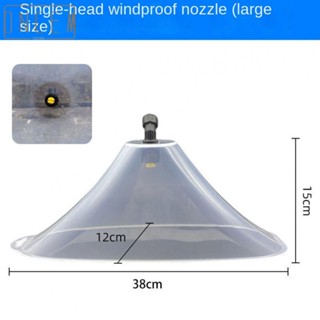 【ONCEMOREAGAIN】Windproof Cover Windproof Spray Nozzle Electric Sprayer Nozzle Fan Shaped Design