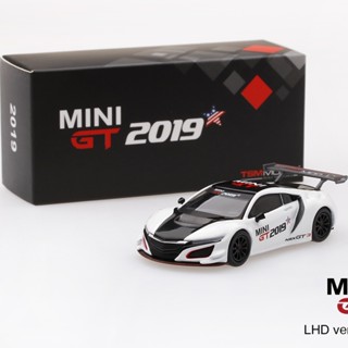 โมเดลรถยนต์ Honda MINIGT NSX GT3 Sam Bay R Us ขนาด 1:64 ของเล่นสําหรับเด็ก