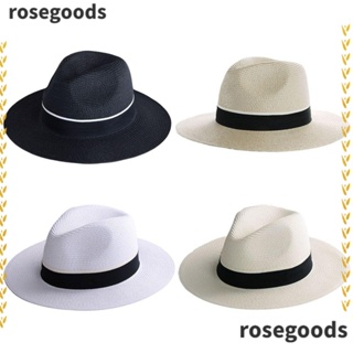 Rosegoods1 หมวกชายหาด ระบายอากาศ แฟชั่น สําหรับผู้ชาย และผู้หญิง