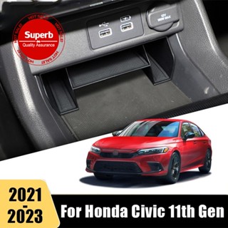 Sunisa1 ถาดกล่องเก็บของ ABS อุปกรณ์เสริม สําหรับ Honda Civic 11Th 2022 C8K0