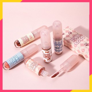 Pink COCO ลิปสติกเหลว เนื้อแมตต์ กันน้ํา ติดทนนาน ไม่ติดถ้วย กํามะหยี่ สีนู้ด สีแดง ลิปกลอส หลอดสําลี เครื่องสําอางแต่งหน้า