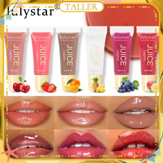 ✧Ready Stcok Julystar Fruit Flavour Water Gloss ลิปกลอส Mirror Moisturizing Smooth Natural Doodle Lipstick Non Stick Cup Long Lasting Lip Makeup TALLER