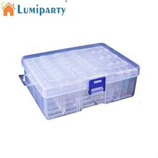 Lumiparty กล่องเก็บเพชรปักครอสติชคริสตัล 44 ช่อง พร้อมฉลาก Diy