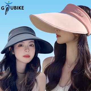 Gtubike หมวกปีกกว้าง กันแดด ป้องกันรังสีอัลตราไวโอเลต พับได้ สองสี เหมาะกับฤดูร้อน สําหรับผู้หญิง ขับขี่ ตกปลา กลางแจ้ง