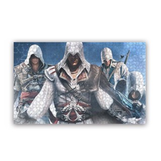 พร้อมส่ง จิ๊กซอว์ปริศนา Assassins Creed Game 1000 ชิ้น สําหรับผู้ใหญ่