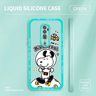 เคสโทรศัพท์มือถือซิลิโคน TPU แบบนิ่ม ลายการ์ตูนสุนัข Snoopy กันกระแทก ป้องกันกล้อง สําหรับ Reno2 F 2Z Reno4 Reno 10X Zoom R17 Pro