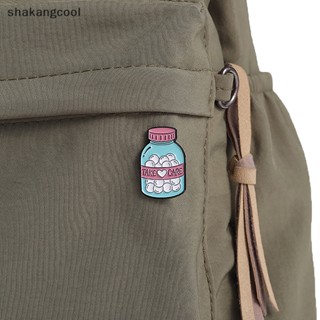 Shakangcool เข็มกลัดอัลลอย รูปแคปซูลตัวอักษร ขนาดเล็ก แฟชั่น สําหรับตกแต่งเสื้อผ้า กระเป๋า SGL