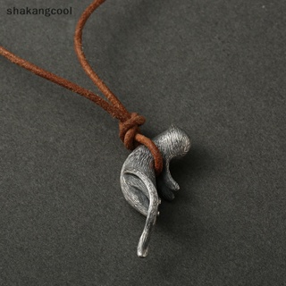 Shakangcool สร้อยคอโชคเกอร์ เชือกโซ่ สีน้ําตาล สไตล์วินเทจ ฮาราจูกุ กรันจ์ โกธิค ของขวัญวันวาเลน SGL