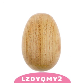 [Lzdyqmy2] ของเล่นเครื่องดนตรีมาราคาส ไข่เคาะ แบบไม้ ของขวัญ สําหรับเด็ก