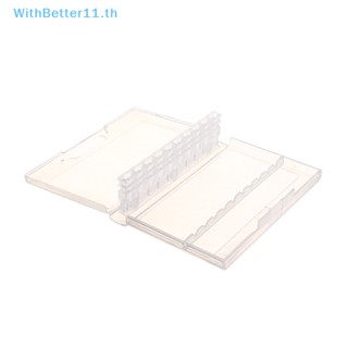 Better กล่องพลาสติก 6 10 หลุม กันฝุ่น สําหรับจัดเก็บดอกสว่าน เล็บ