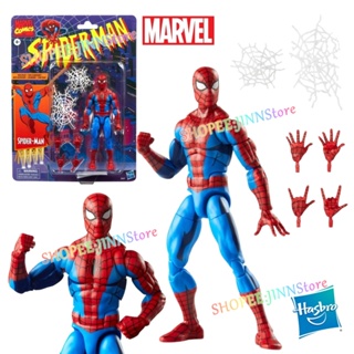 - Jn - Marvel ML Legends Classic Spiderman Action Figure ของเล่น 6 นิ้วเว็บสไปเดอร์แมน ขยับได้ รูปปั้นตุ๊กตา ของขวัญสะสม