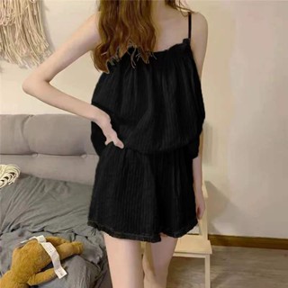 Shopkeepers selection# thin pajamas suit for women, small, summer 2023 new princess style sling sexy home wear two-piece suit 8.21N