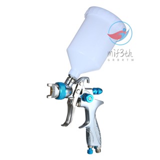 MIF)Spray  Gravity Feed Paint Sprayer with 600ml Cup 1.4mm Nozzle for Wall/Furniture/Fence/Cabinet/Table/Chair Spraying and Cleaning