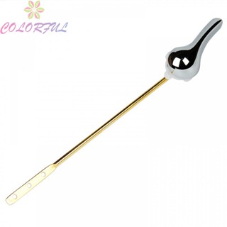 【COLORFUL】Universal Toilet Handle Replacement Chrome Finish with Zinc Alloy + Copper