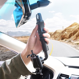 Strongaroetrtr เมาท์ขาตั้งโทรศัพท์มือถือ GPS ติดกระจกมองหลังรถยนต์ สําหรับ Dash Cam 1 ชิ้น