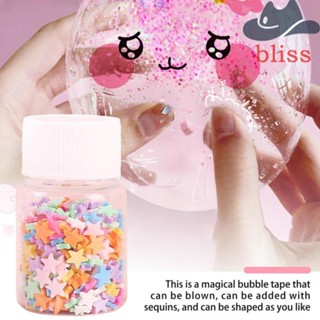 Bliss ชุดของเล่นเป่าฟองสบู่นาโน แบบใส สองด้าน กันน้ํา DIY สําหรับของขวัญวันเกิด