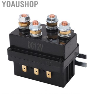 Yoaushop Winch Relay Accessory Durable Wide Application Brass Coil Car Quick Startup Easy Installation for Replacement