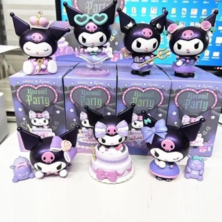 [Daily Selection] กล่องปริศนา Sanrio Kuromi Mystery Box Birthday Party Series ตุ๊กตาฟิกเกอร์ ตกแต่งโต๊ะทํางาน ของขวัญวันเกิดหญิง 8/21