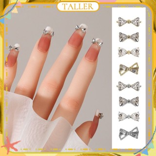 ✧Ready Stcok 10pcs Nail Art Ins Wind Heart-Shaped Imitation Zircon Jewelry Rhinestone Alloy Diamond Nail Decoration Manicure Tool For Nail Shop TALLER