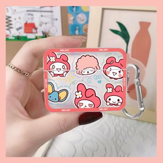 เคสหูฟัง ป้องกันรอย ลาย Sanrio Melody น่ารัก สําหรับ Apple AirPods