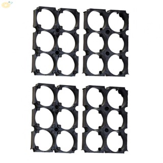 【VARSTR】Battery Holder 21700 2x3 Slots 4pcs Holding Battery Packs Plastic Frame