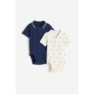 H&amp;M  Boy 2-pack collared bodysuits 1185942_1