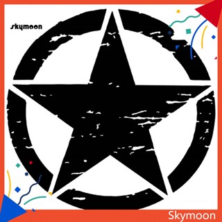 Skym* สติกเกอร์ ลายดาวห้าแฉก มีกาวในตัว สําหรับติดตกแต่งรถยนต์