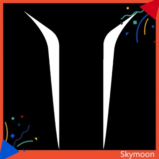 Skym* สติกเกอร์สะท้อนแสง ลายทาง สําหรับตกแต่งรถยนต์ 2 ชิ้น