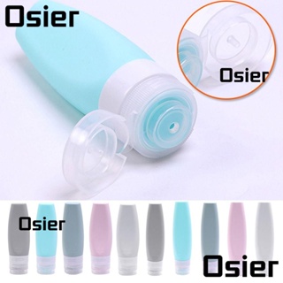 Osier1 ขวดซิลิโคน 60 90 มล. แบบพกพา เติมได้ กันรั่ว สําหรับใส่เครื่องสําอาง แชมพู ใช้ในบ้าน เดินทาง