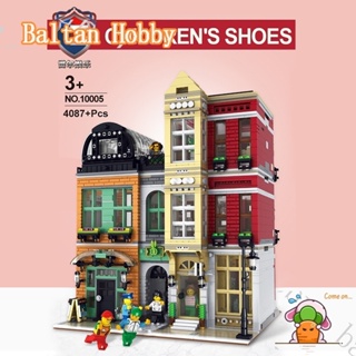 Baltan Toy BH1 บล็อกตัวต่อ MOC Creator Expert Bootblack Street 10005 ของเล่นสําหรับเด็ก ET8Q