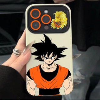 เคสโทรศัพท์มือถือ แบบนิ่ม ลาย Super Saiyan Goku ขนาดใหญ่ สําหรับ Apple Iphone 14promax 13pro 12 11 7p DFK4