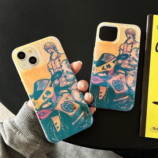 เคสโทรศัพท์มือถือ ลายการ์ตูน One Piece Vinsmoke Sanji สําหรับ iPhone 11 14 13 12 Pro Max